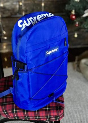Рюкзак supreme blue купить суприм синий