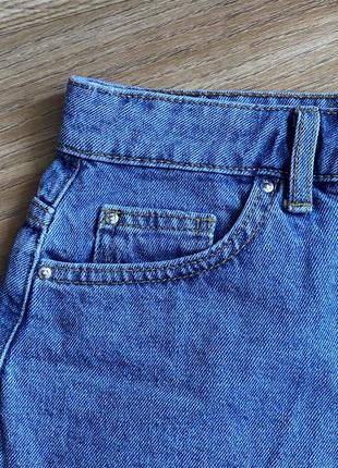 Шикарная джинсовая юбка с высокой посадкой деним юбочка спідниця primark7 фото