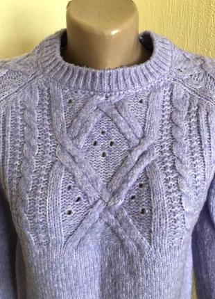 Свитер в идеальном состоянии, свитерик, пуловер, кофта, лиловая, свитер, теплый2 фото