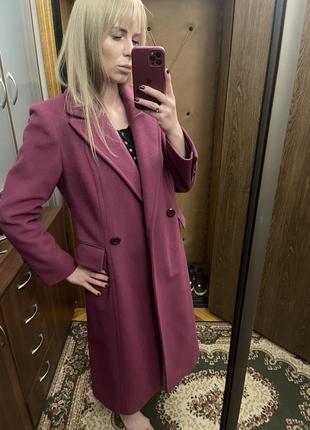 Жіноче вовняне пальто  українського виробництва2 фото