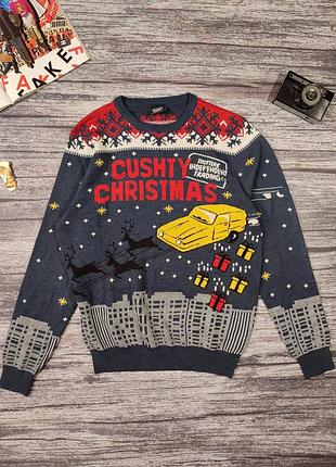 Мужской новогодний свитер