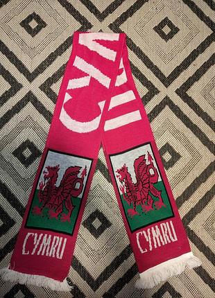 Шарф футбольный сборная уэльс wales football team