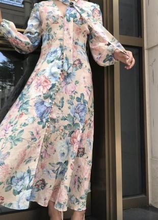 Платье лен zimmerman