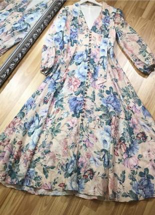 Платье лен zimmerman