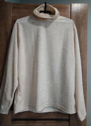 Невероятная водолазка, гольф в розах playful trademark