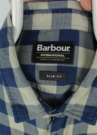 Стильна фланелева сорочка рубашка barbour international3 фото