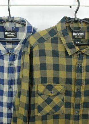 Стильна фланелева сорочка рубашка barbour international10 фото