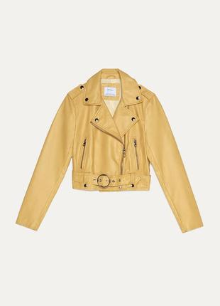 Крутая куртка байкер от bershka