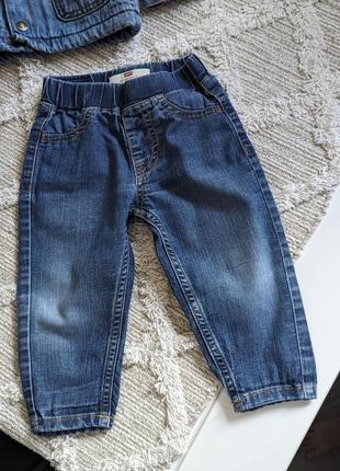 Джинси джинсові штани levi's 9-12 місяці 80 см на хлопчика