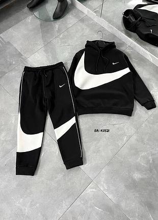 Мужской спортивный костюм nike черный / брендовые костюмы от найк