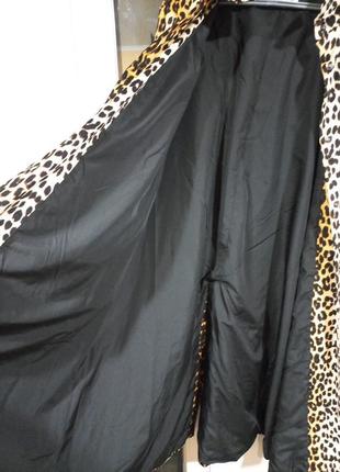 Леопардовий плащ - тренч 7