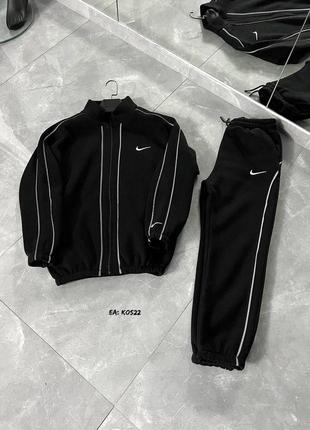 Мужской спортивный костюм найк черный / костюмы от nike