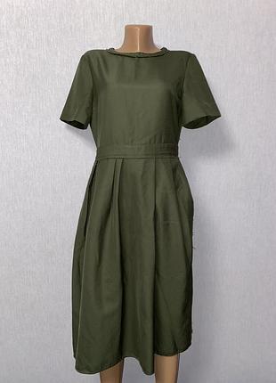 Cos плаття міді хакі