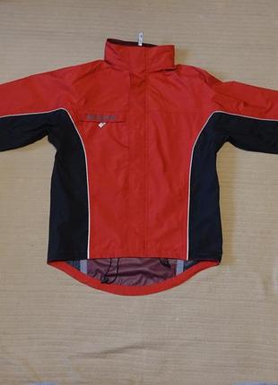 Надежная водоотталкивающая куртка - ветровка красно-черного цвета riff raff канада m.