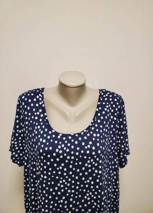 Шикарная брендовая трикотажная вискозная блузка батал3 фото