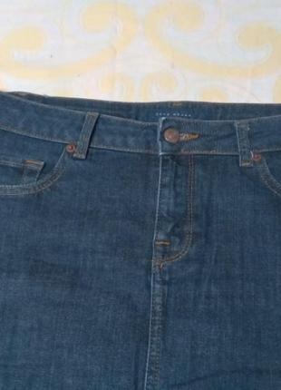 Отличная джинсовая юбка 48 -50 г.2 фото