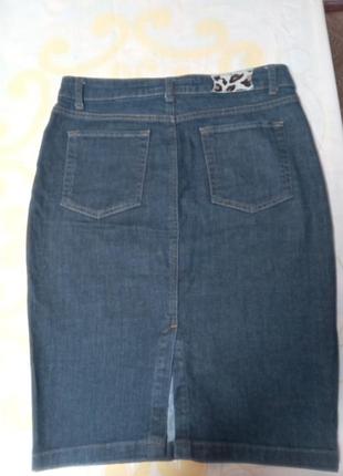 Отличная джинсовая юбка 48 -50 г.5 фото