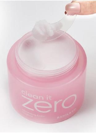 Очищающий бальзам (сорбет) для снятия макияжа 100 мл banila co clean it zero cleansing balm original3 фото