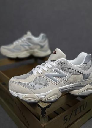 Женские замшевые кроссовки с сеткой в стиле new balance 9060 🆕 кроссовки нью баланс 90606 фото