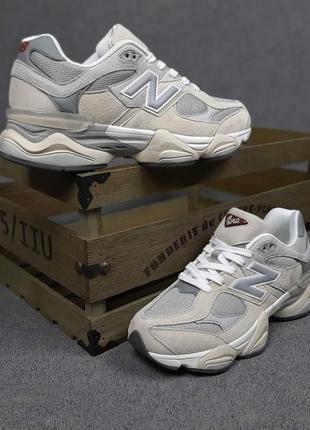 Женские замшевые кроссовки с сеткой в стиле new balance 9060 🆕 кроссовки нью баланс 906010 фото