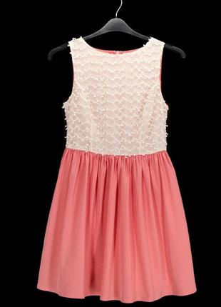 Красивое пышное платье мини "miss selfridge". размер uk10/eur38.