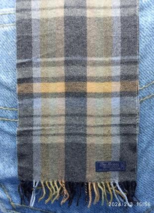 Шарф шерстяной винтажный италия № 56