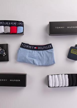 Трусы мужские, боксеры Tommy hilfiger 5 шт в подарочной коробке