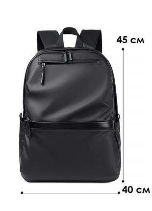 Рюкзак для ноутбука 15" lesko 2205 black 20-35 л водонепроницаемый городской10 фото