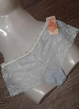 Новые кружевные полупрозрачные трусики р.12 от marks &amp; spencer