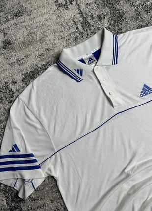 Adidas vintage polo поло футболка2 фото