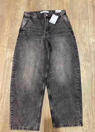 trf wide leg mid rise full length