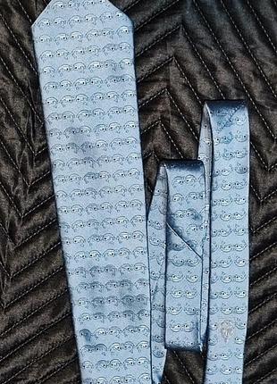 Краватка бренда gucci з монограмою6 фото