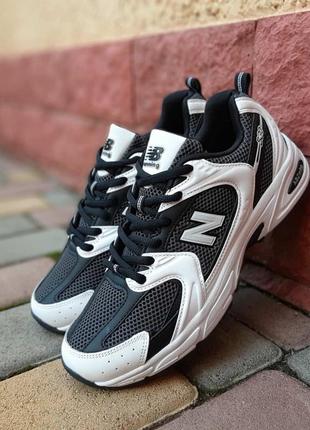 Мужские кроссовки с сеткой на весну в стиле new balance 530 🆕 кроссовки нью баланс