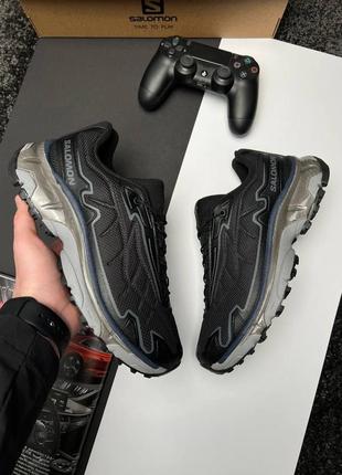 Мужские кроссовки salomon advanced xt-slate black gray1 фото