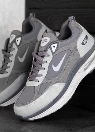 Чоловічі кросівки найк сірі / брендові кросівки від nike