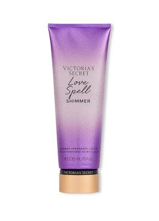 Ароматный лосьон для тела «love spell shimmer». victoria’s secret. оригинал 🇺🇸