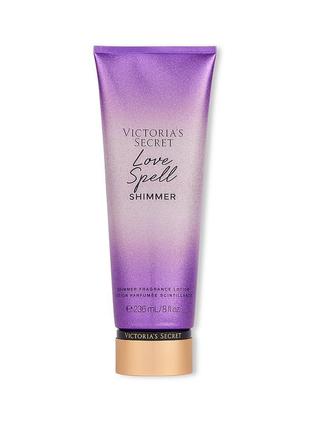 Мист + лосьон для тела «love spell shimmer». victoria’s secret. оригинал 🇺🇸