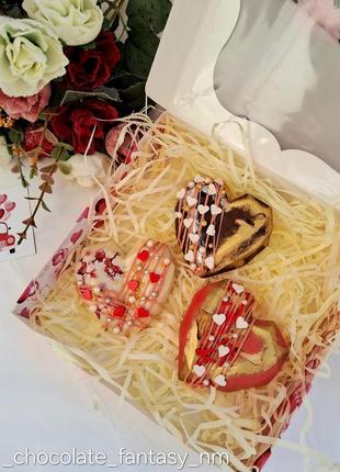 Сердца из натур.шоколада,ручная работа☝️5 фото