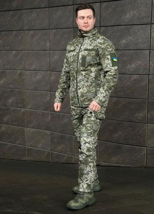 Куртка тактична військова демісезонна унісекс чоловіча жіноча весна осінь софтшел5 фото