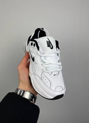 Nike m2k tekno white black1 фото