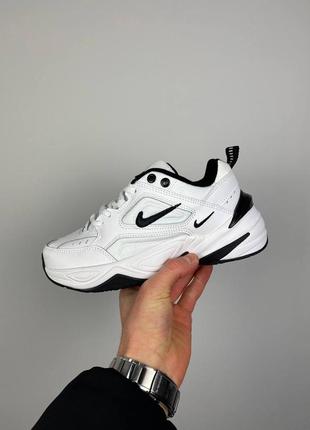 Nike m2k tekno white black6 фото