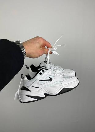 Nike m2k tekno white black8 фото