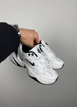 Nike m2k tekno white black9 фото