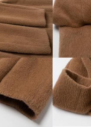 Caractere alpaca camel long coat like max mara женское пальто9 фото