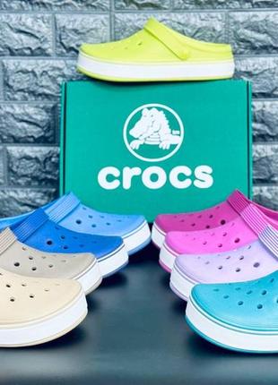 ‼️яркие ‼️ женские кроксы crocs модные шлёпанцы крокс7 фото