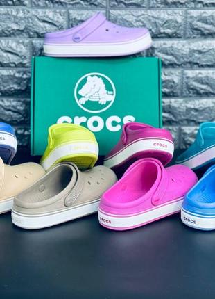 ‼️яркие ‼️ женские кроксы crocs модные шлёпанцы крокс5 фото