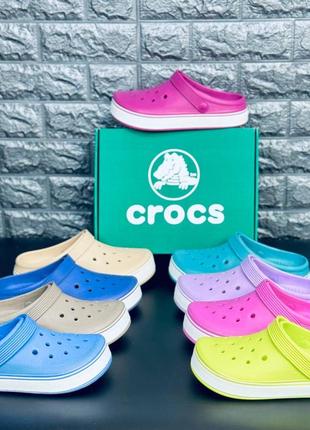 ‼️яркие ‼️ женские кроксы crocs модные шлёпанцы крокс6 фото