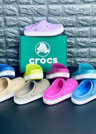 ‼️яркие ‼️ женские кроксы crocs модные шлёпанцы крокс3 фото