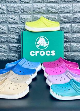 ‼️яркие ‼️ женские кроксы crocs модные шлёпанцы крокс1 фото