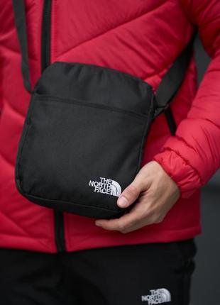 Комплект куртка tnf чорно-червона + штани tnf. барсетка tnf у подарунок!3 фото